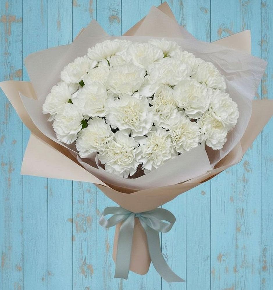 Букет цветов из: Гвоздики в Полевском Свердловская область