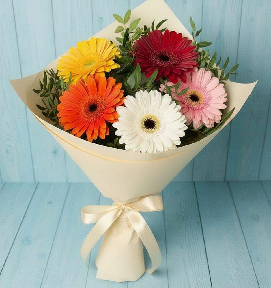 Букет цветов из: Герберы в Полевском Свердловская область