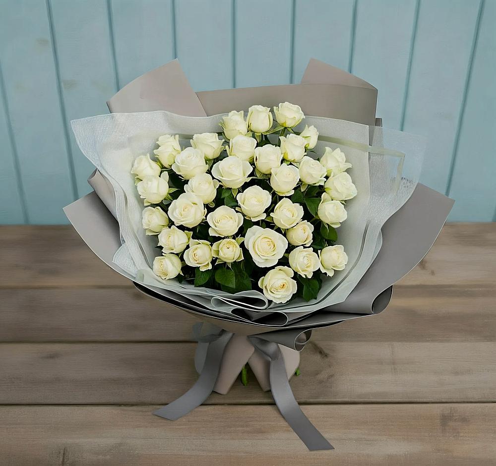 Букет Белоснежная нежность в Полевском Свердловская область