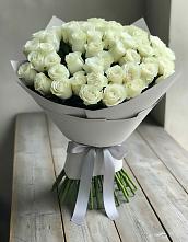 Букет 35 Белых роз в Полевском Свердловская область