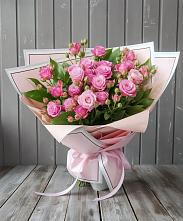 Букет Розовый кустик в Полевском Свердловская область