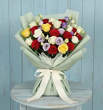 Букет цветов из:  Розы в Полевском Свердловская область