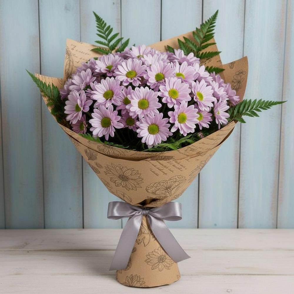 Букет цветов из: Хризантемы в Полевском Свердловская область