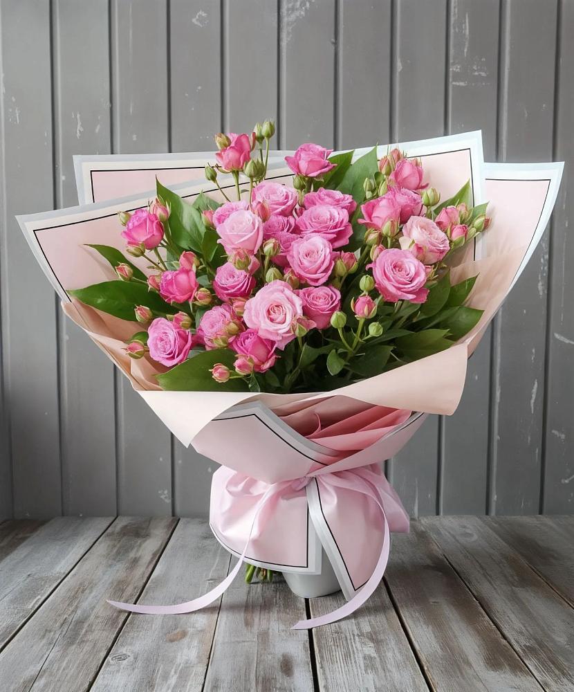 Букет Розовый кустик в Полевском Свердловская область