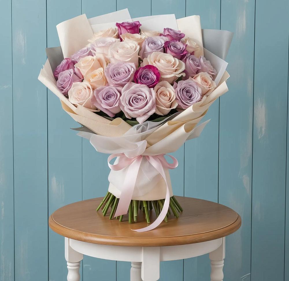 Букет цветов из: Розы в Полевском Свердловская область