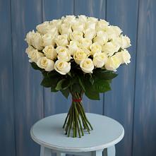 Букет 51 Белая роза Эдлесс Лав #REPLACE_PRED# Полевском Свердловская область