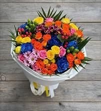 Букет цветов из:  Розы и Хризантемы #REPLACE_PRED# Полевском Свердловская область