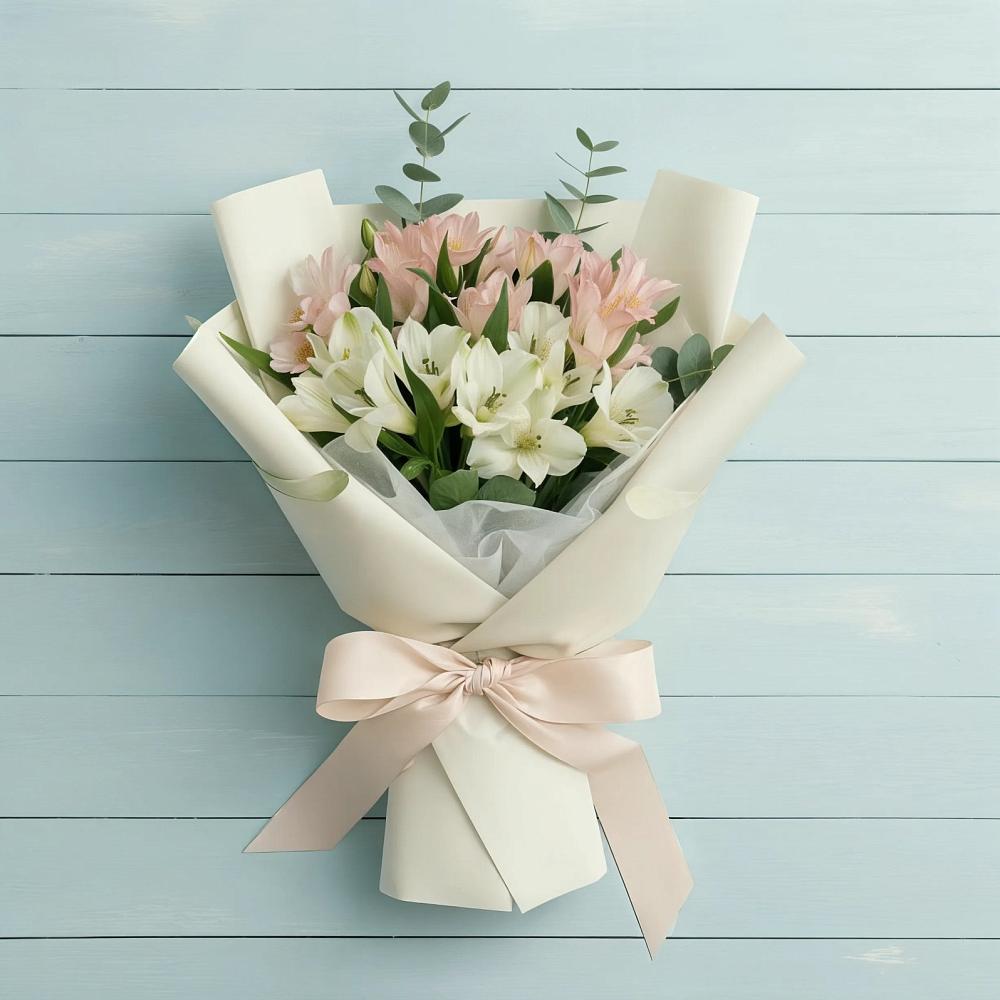 Букет цветов из: Альстромерии в Полевском Свердловская область