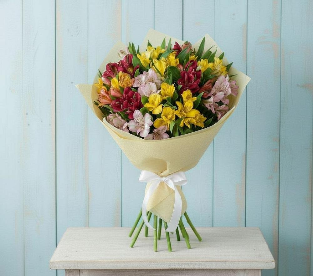 Букет цветов из: Альстромерии в Полевском Свердловская область