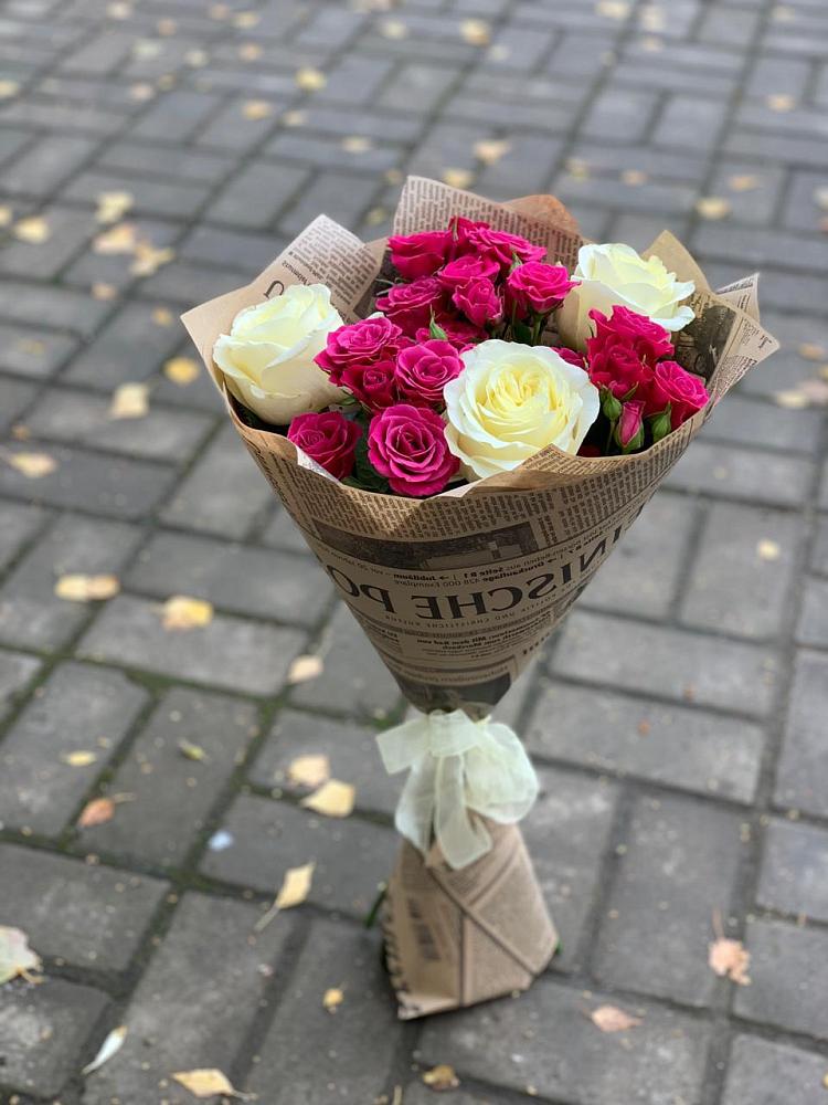 Букет цветов из: Розы в Полевском Свердловская область