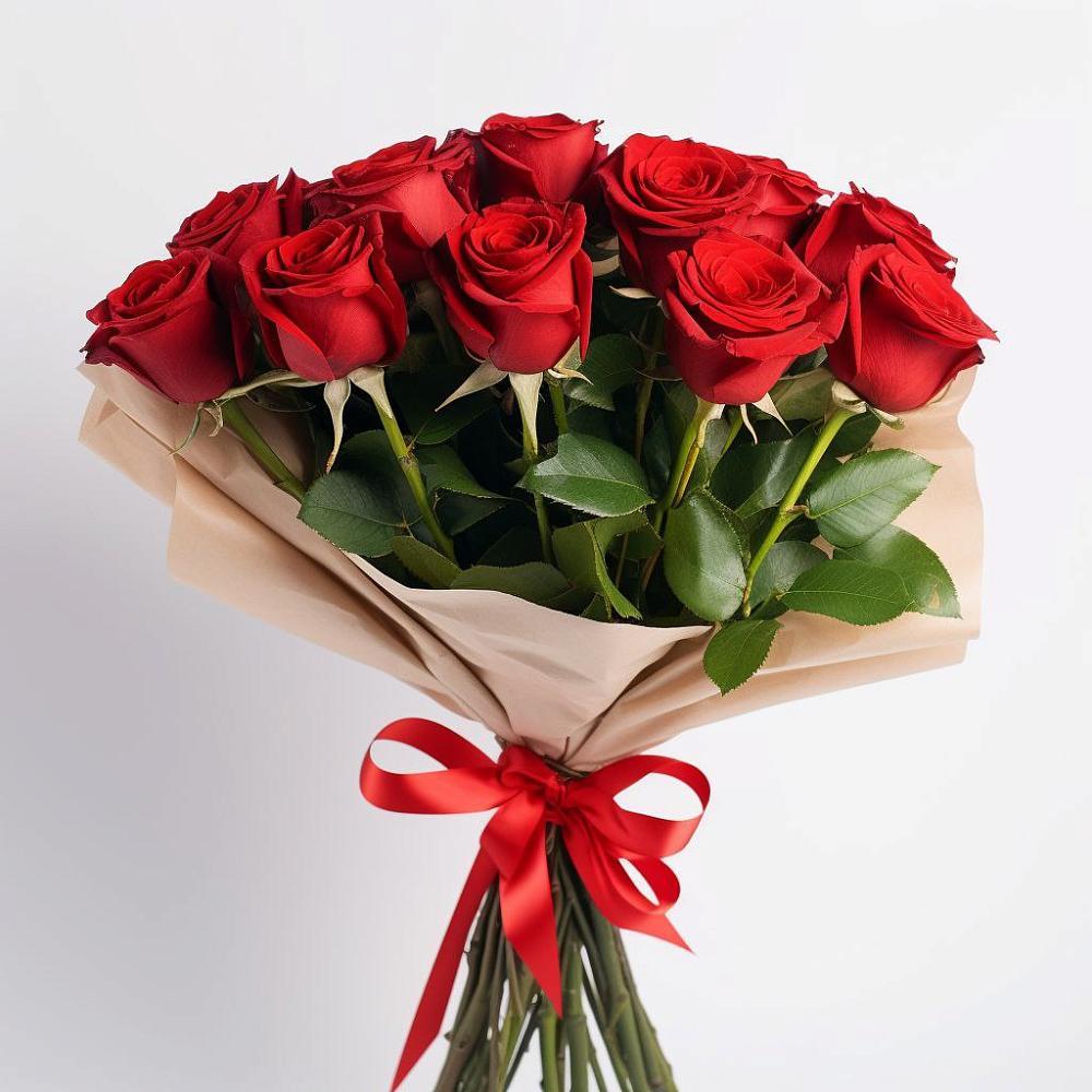 Букет 11 Красных роз Эдлесс Лав в Полевском Свердловская область